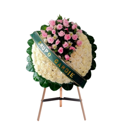 Corona Fúnebre Diamante + Envio + Tripode + Tarjeta Virtual