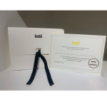 BONO FUNDACION INTI BRONCE, TARJETA PERSONALIZADA Y VELA