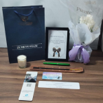 Orquidea Baby + Porta retrato + Vela Cristal