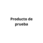 Producto de prueba